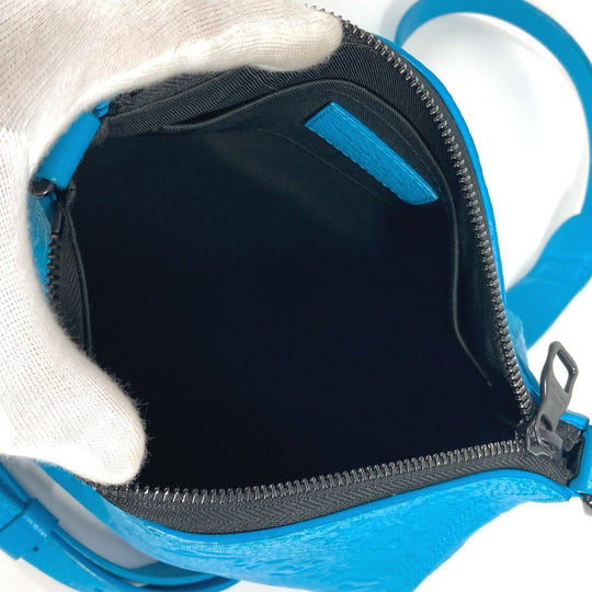LOUIS VUITTON Shoulder Bag M55925 Monogram Ann Platt Leather blue Monogram Ann Platt Triangle Messenger
