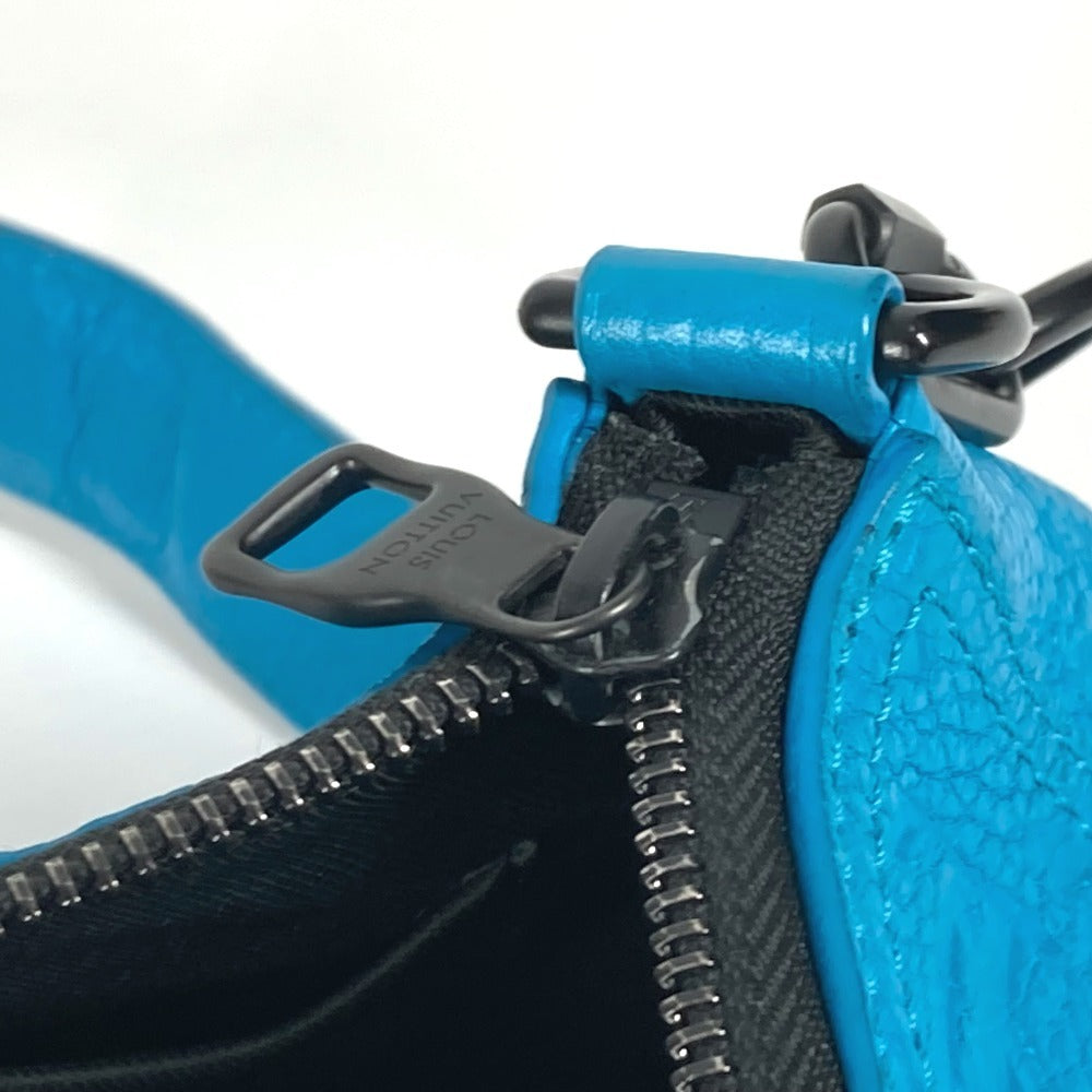 LOUIS VUITTON Shoulder Bag M55925 Monogram Ann Platt Leather blue Monogram Ann Platt Triangle Messenger