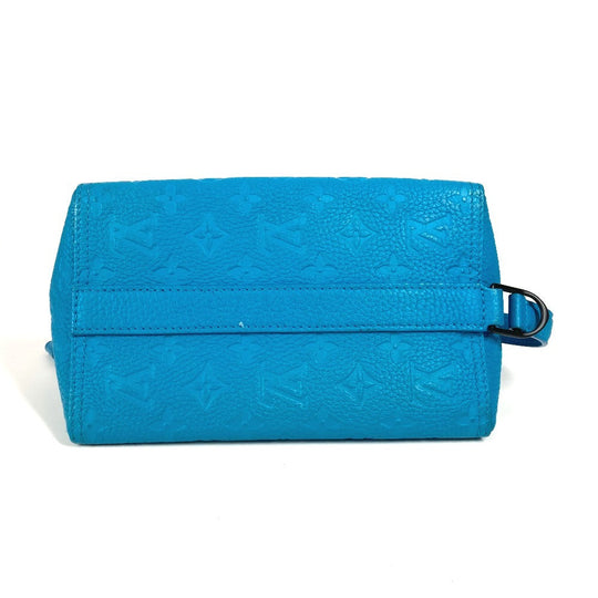 LOUIS VUITTON Shoulder Bag M55925 Monogram Ann Platt Leather blue Monogram Ann Platt Triangle Messenger