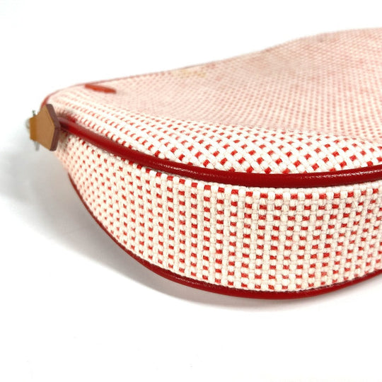 HERMES Pouch H103607M 01 cotton Red Pouch "Echappé"