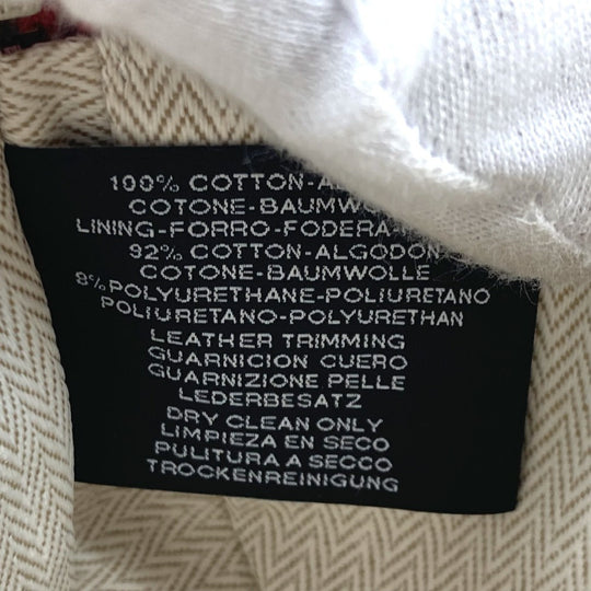 HERMES Pouch H103607M 01 cotton Red Pouch "Echappé"