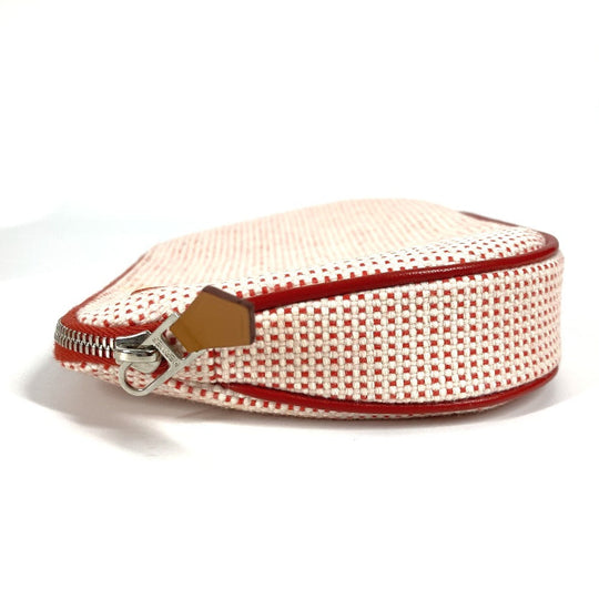 HERMES Pouch H103607M 01 cotton Red Pouch "Echappé"