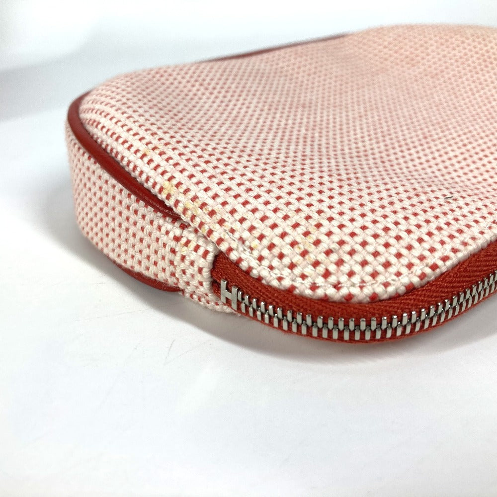 HERMES Pouch H103607M 01 cotton Red Pouch "Echappé"