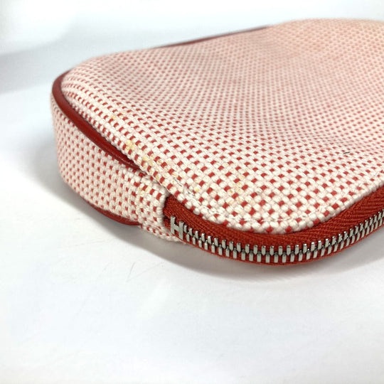 HERMES Pouch H103607M 01 cotton Red Pouch "Echappé"