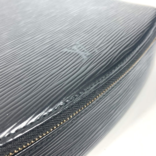 HERMES Pouch M48362 Epi Leather black Epi posh monte carlo