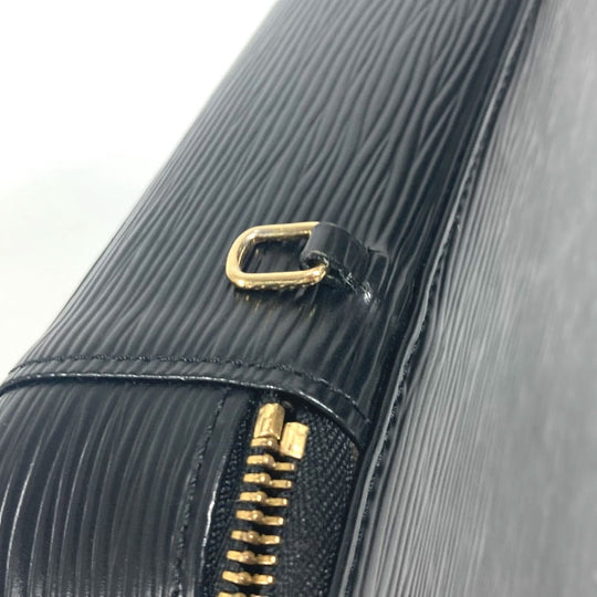 HERMES Pouch M48362 Epi Leather black Epi posh monte carlo