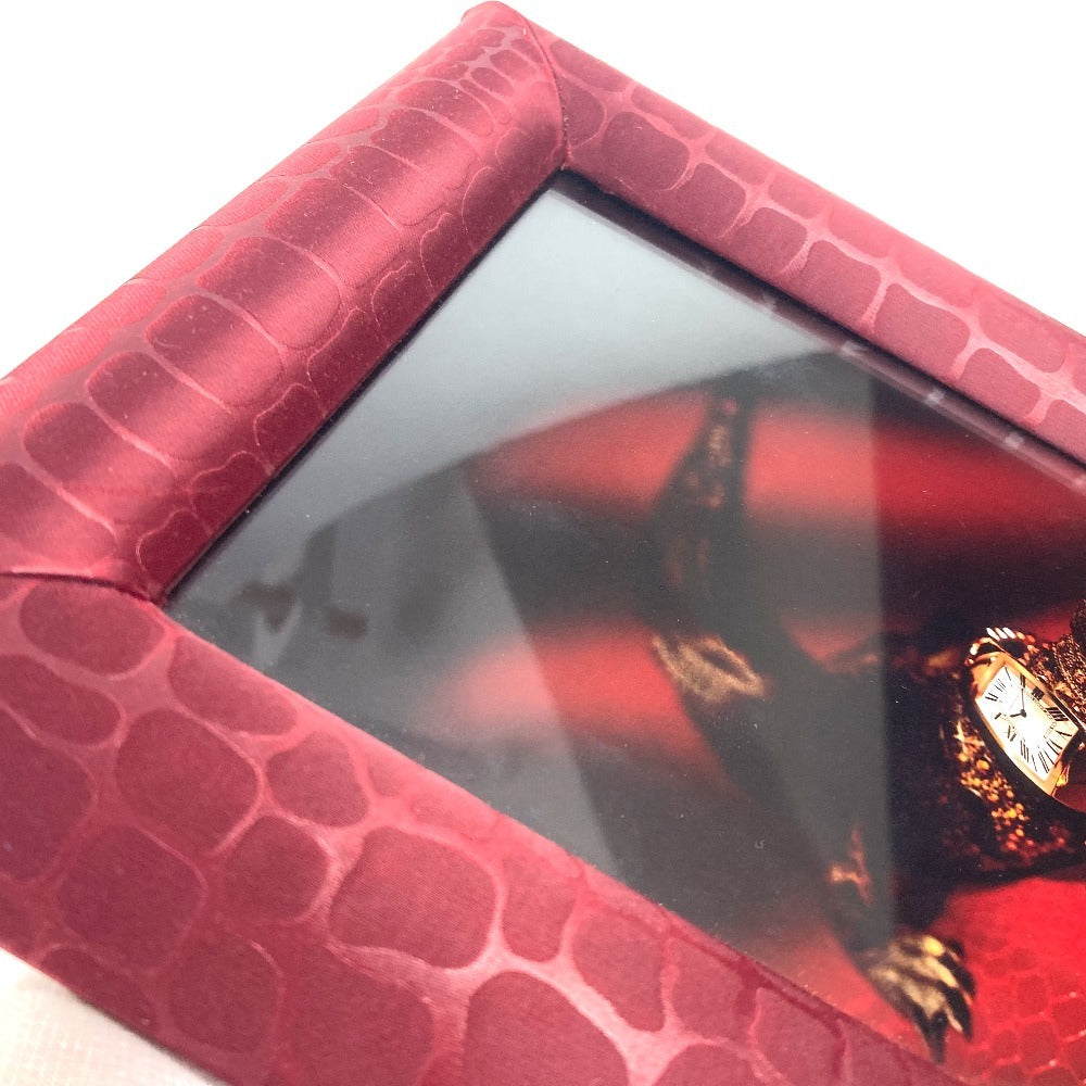 CARTIER Photo frame Satin Red logo
