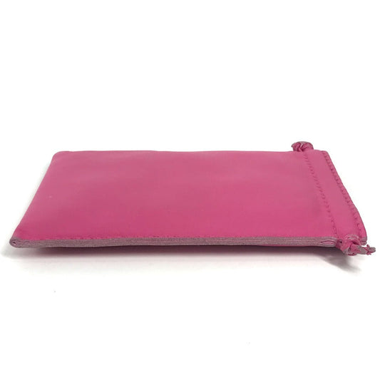 HERMES Pouch Anyo Miro pink purse Pochette Pillow PM Women Used Authentic