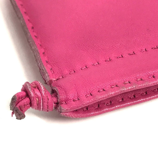 HERMES Pouch Anyo Miro pink purse Pochette Pillow PM Women Used Authentic