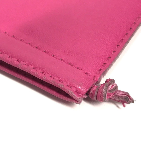 HERMES Pouch Anyo Miro pink purse Pochette Pillow PM Women Used Authentic