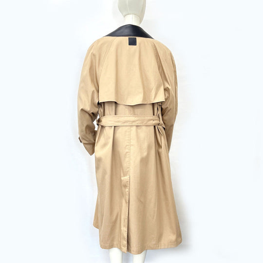LOEWE trench coat 1719478 Cotton, Silk beige Double layer Women 38 Used Authentic