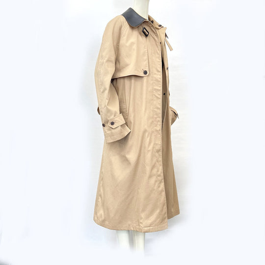 LOEWE trench coat 1719478 Cotton, Silk beige Double layer Women 38 Used Authentic