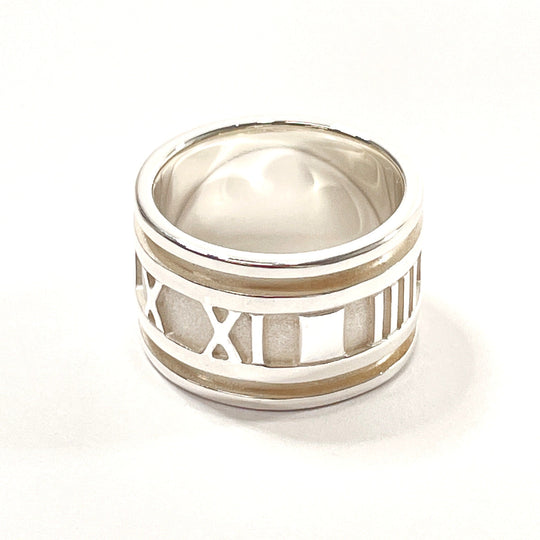 TIFFANY&Co. Ring Silver925 Silver Atlas Women Used Authentic