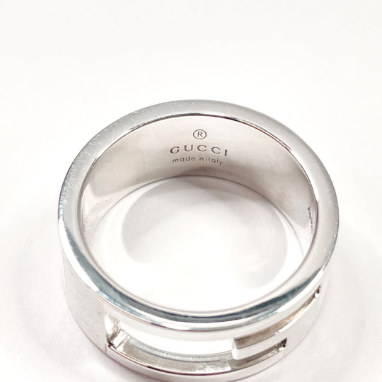 GUCCI Ring Silver925 Silver Branded Cutout G 13