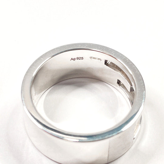GUCCI Ring Silver925 Silver Branded Cutout G 13