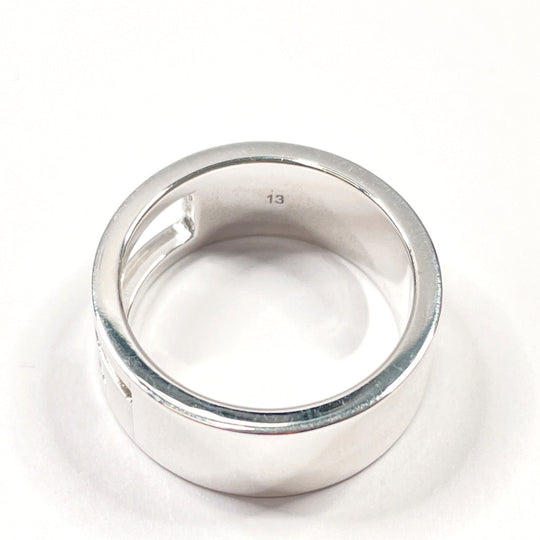 GUCCI Ring Silver925 Silver Branded Cutout G 13