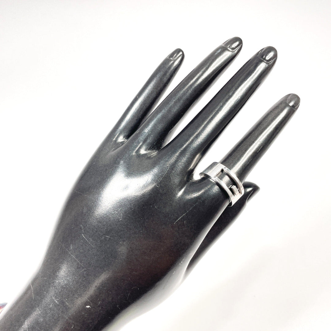 GUCCI Ring Silver925 Silver Branded Cutout G 13