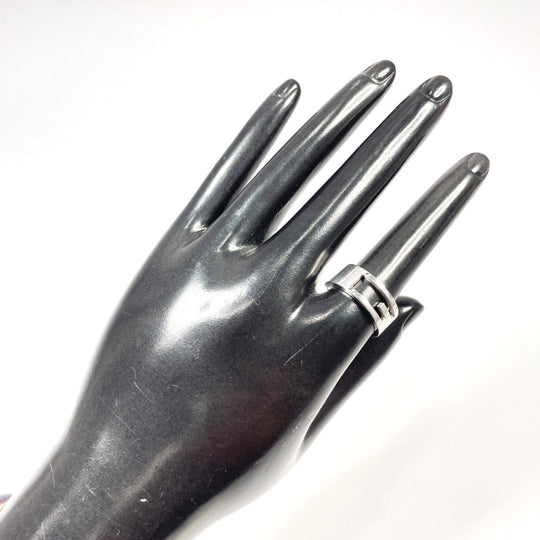 GUCCI Ring Silver925 Silver Branded Cutout G 13