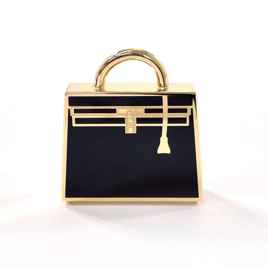HERMES charm metal gold Curio Jite Kelly Women Used Authentic