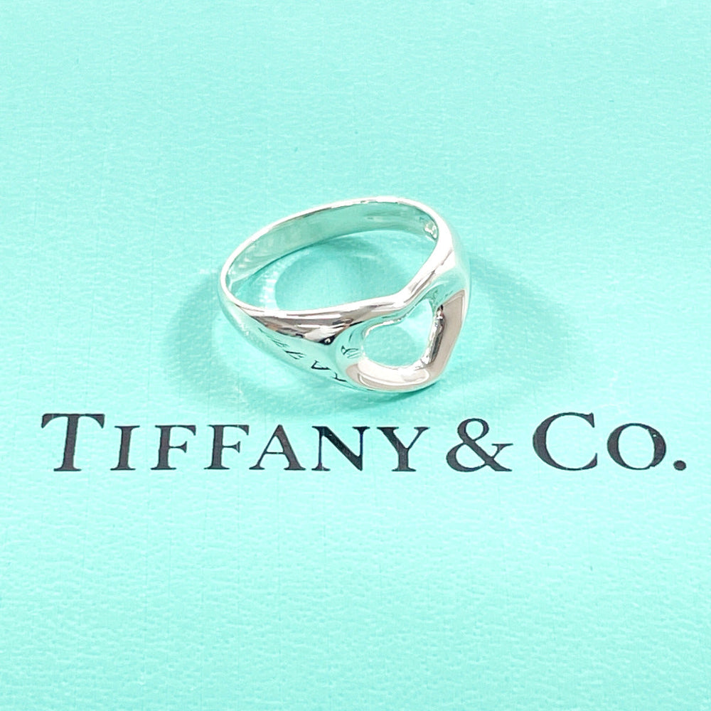 TIFFANY&Co. Ring Sterling Silver Silver El Saperetti Open heart