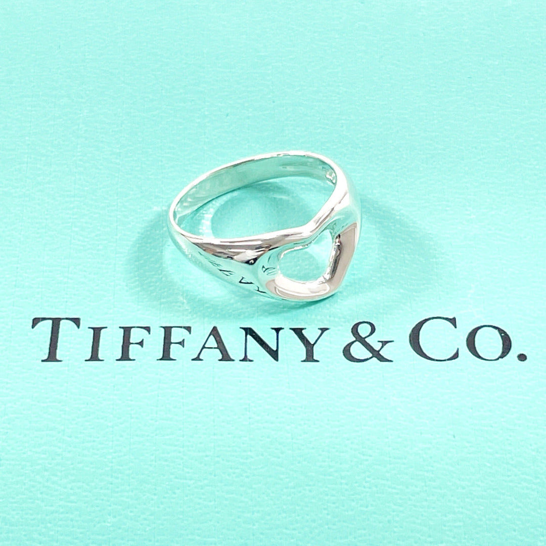 TIFFANY&Co. Ring Sterling Silver Silver El Saperetti Open heart