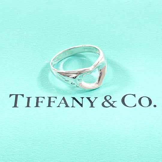 TIFFANY&Co. Ring Sterling Silver Silver El Saperetti Open heart