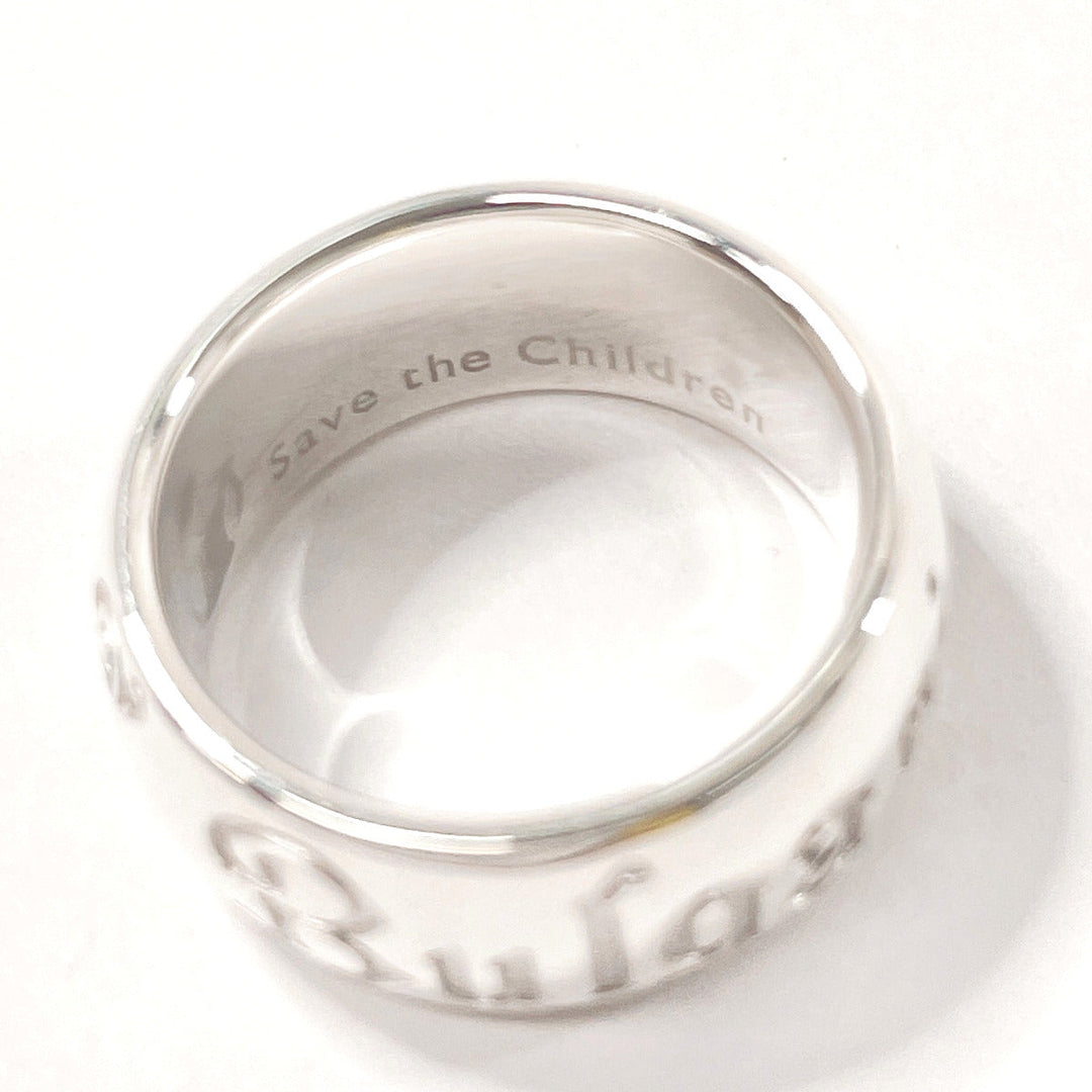 BVLGARI Ring Silver925 Silver Save the Children Charity 50