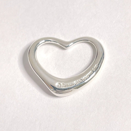 TIFFANY&Co. Pendant top Silver925 Silver El Saperetti Open heart
