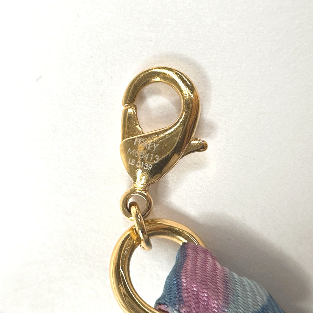 LOUIS VUITTON bracelet M68413 Gold Plated, Silk multicolor Bracelet Essential V Be Mindful Women Used Authentic