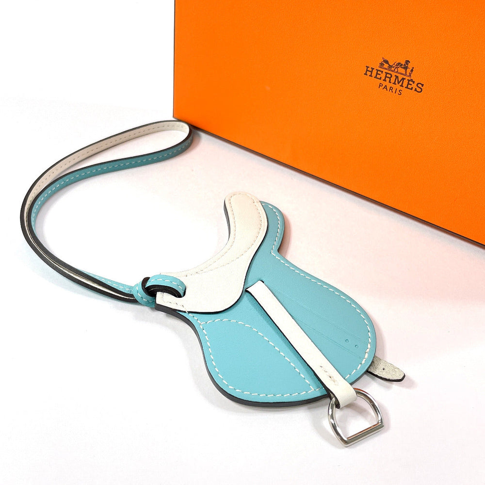 HERMES charm Swift white paddock cell Women Used Authentic
