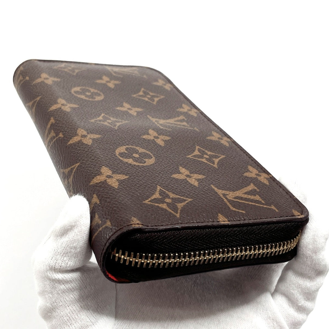 LOUIS VUITTON Long Wallet Purse M41896 Monogram canvas Brown Zippy wallet