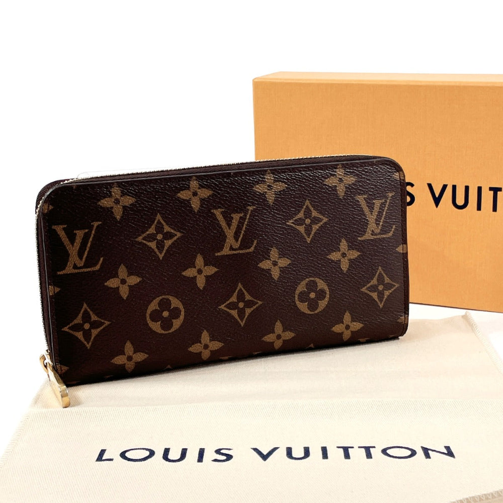 LOUIS VUITTON Long Wallet Purse M41896 Monogram canvas Brown Zippy wallet