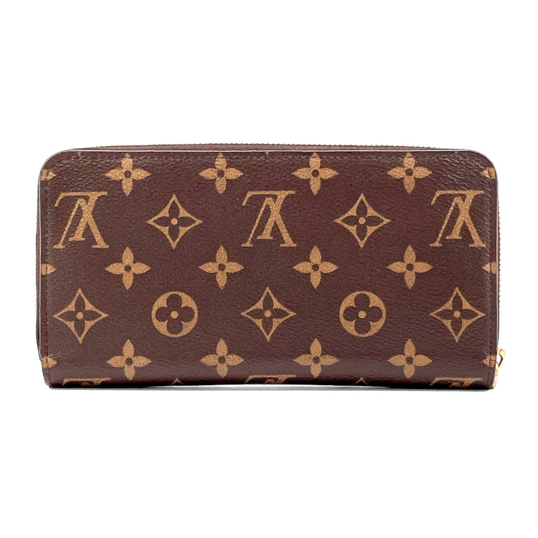 LOUIS VUITTON Long Wallet Purse M41896 Monogram canvas Brown Zippy wallet