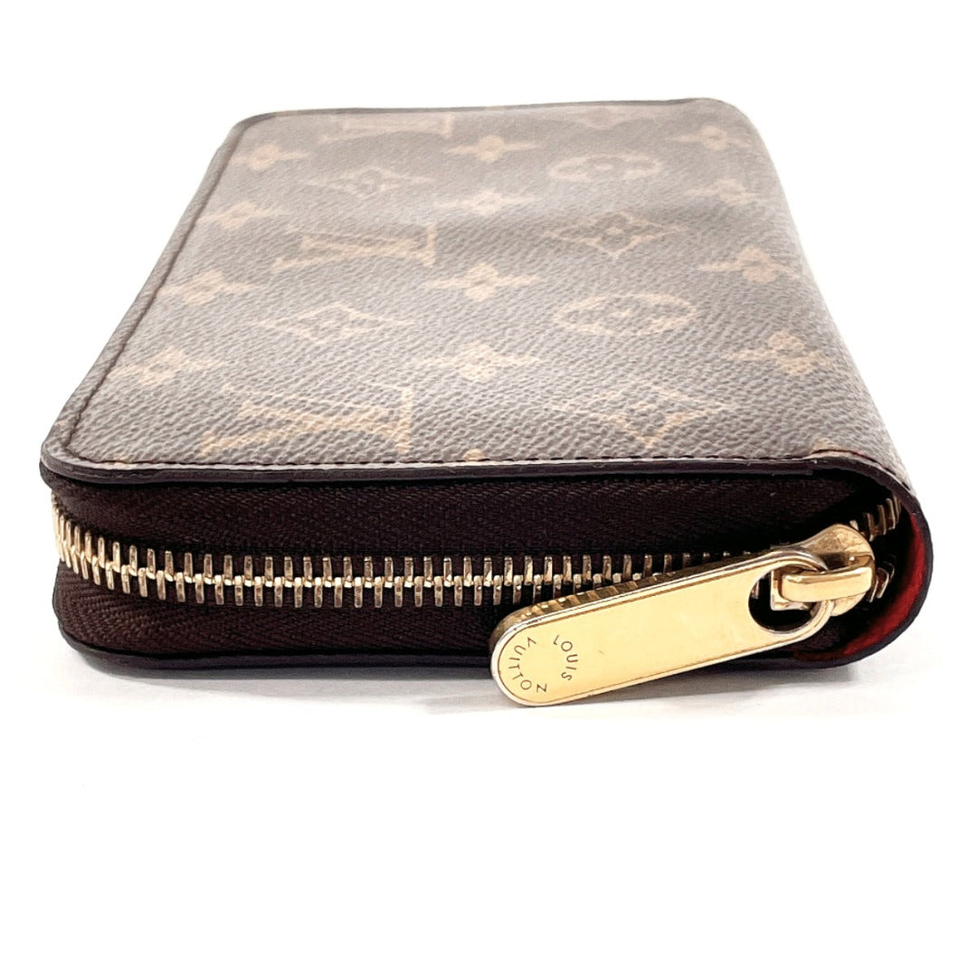 LOUIS VUITTON Long Wallet Purse M41896 Monogram canvas Brown Zippy wallet