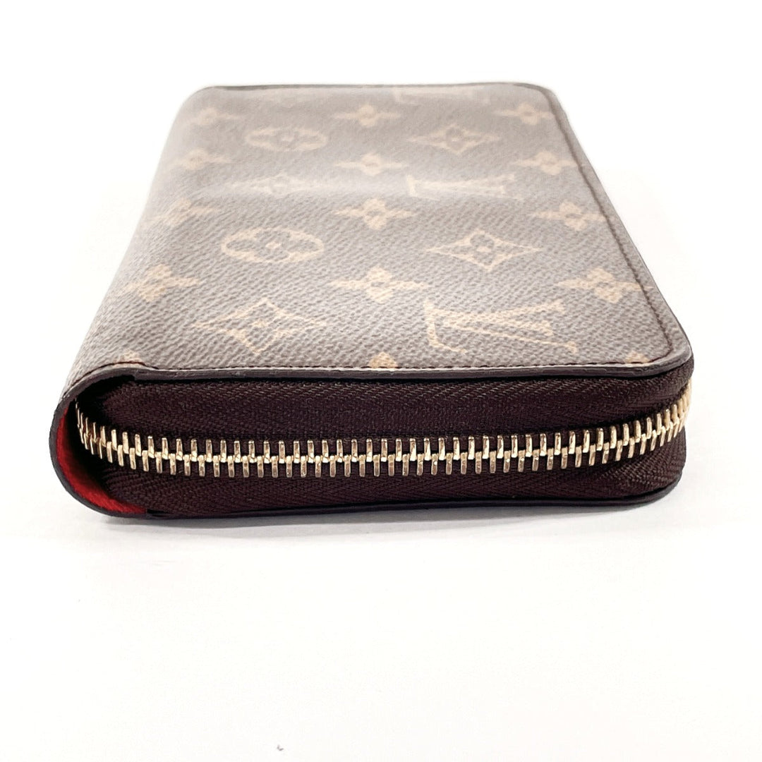 LOUIS VUITTON Long Wallet Purse M41896 Monogram canvas Brown Zippy wallet
