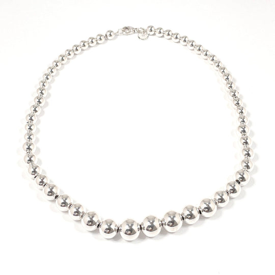TIFFANY&Co. Necklace Silver925 Silver Graduated ball