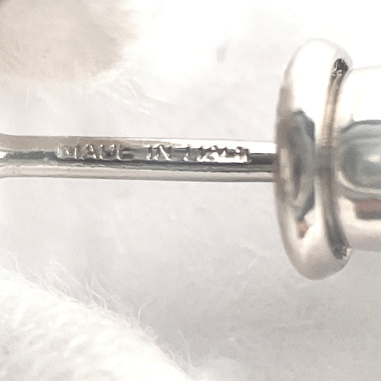 FENDI Pierce 8AG738 Metal, Rhinestone Silver F is Fendi Pierce