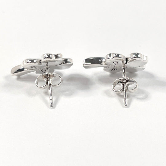 CHANEL Pierce Silver925 Silver Clover