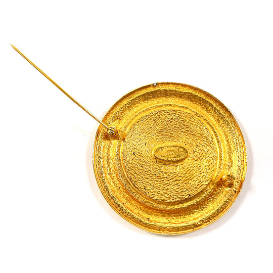 CHANEL Brooch Gold Plated gold vintage 31 RUE CAMBON PARIS