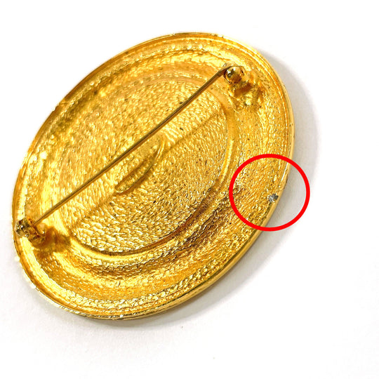 CHANEL Brooch Gold Plated gold vintage 31 RUE CAMBON PARIS