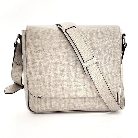LOUIS VUITTON Shoulder Bag M32733 Taiga Leather off white Roman PM