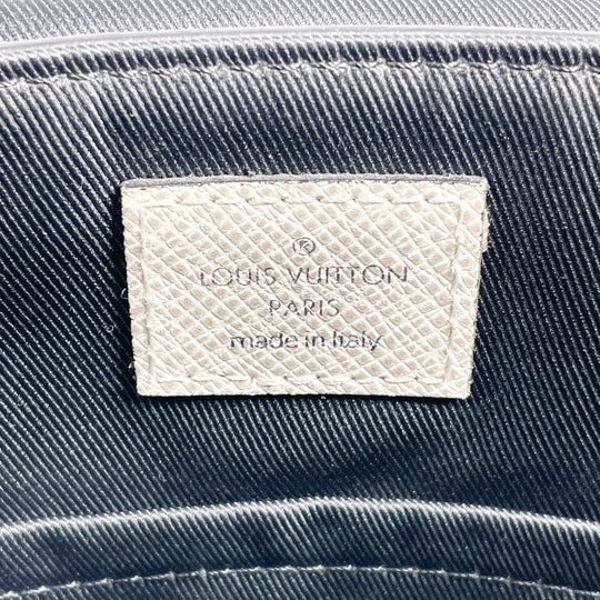 LOUIS VUITTON Shoulder Bag M32733 Taiga Leather off white Roman PM