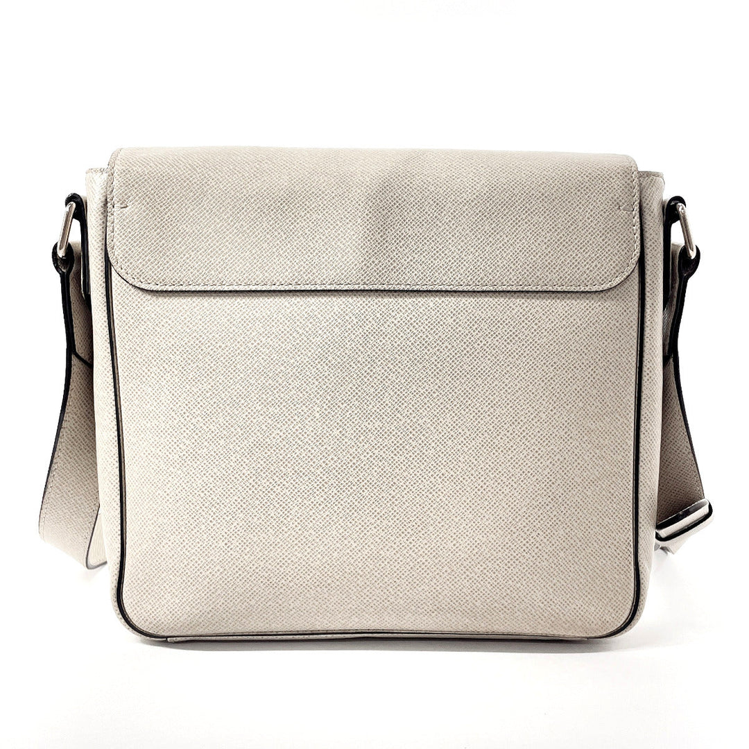 LOUIS VUITTON Shoulder Bag M32733 Taiga Leather off white Roman PM