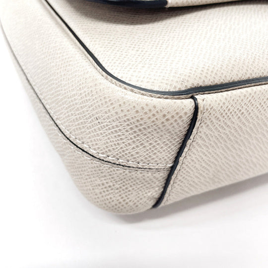 LOUIS VUITTON Shoulder Bag M32733 Taiga Leather off white Roman PM