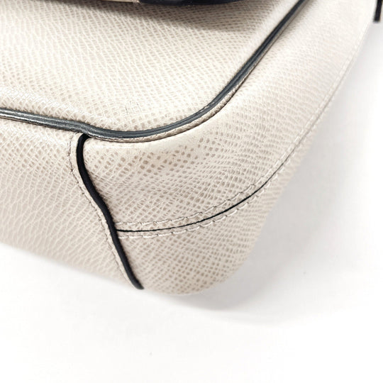 LOUIS VUITTON Shoulder Bag M32733 Taiga Leather off white Roman PM