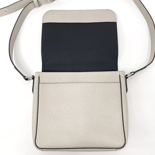 LOUIS VUITTON Shoulder Bag M32733 Taiga Leather off white Roman PM