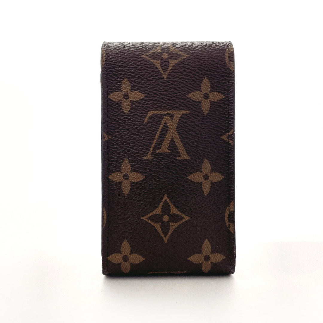 LOUIS VUITTON Cigarette case M63024 PVC coated canvas Brown Monogram Etui cigarette