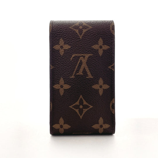 LOUIS VUITTON Cigarette case M63024 PVC coated canvas Brown Monogram Etui cigarette