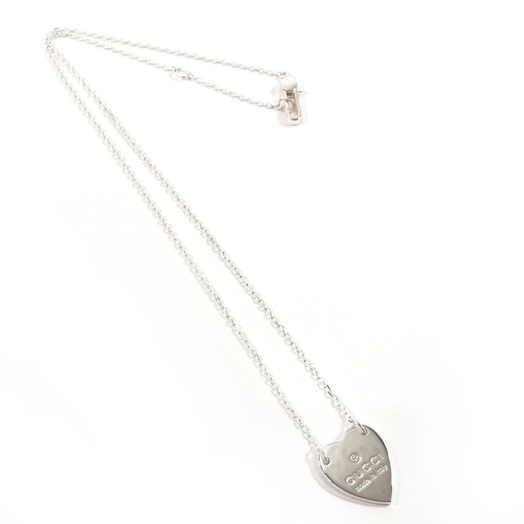 GUCCI Necklace 223512 J8400 8106 Silver925 Silver Trademark Heart