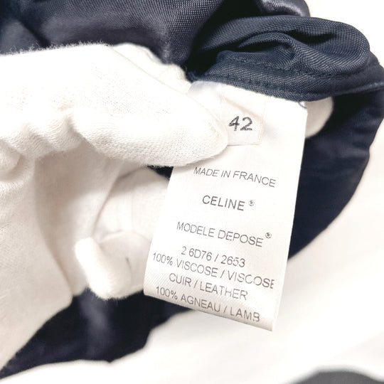 CELINE one piece 2 6D76/2653 Rayon, viscose 100% Navy Sack dress 42
